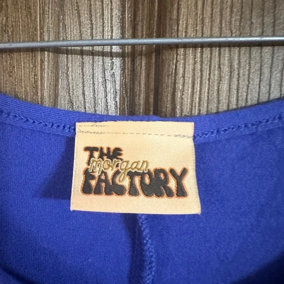 The Morgan Factory Blue Mixed-Print Boho Tunic - Picture 3 of 6